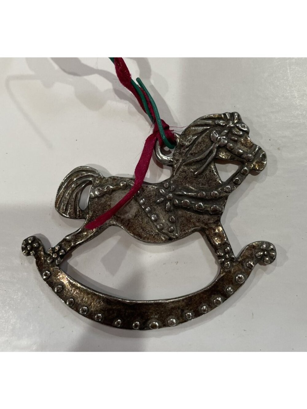 Rocking Horse Pendant ornament- Seagull Pewter -Canada - 1983